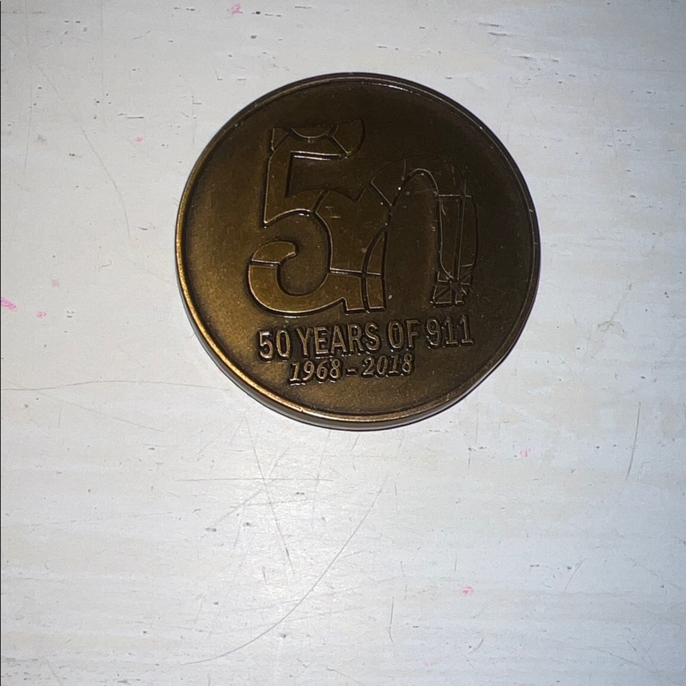 50 Years of 911 Commemorative Coin